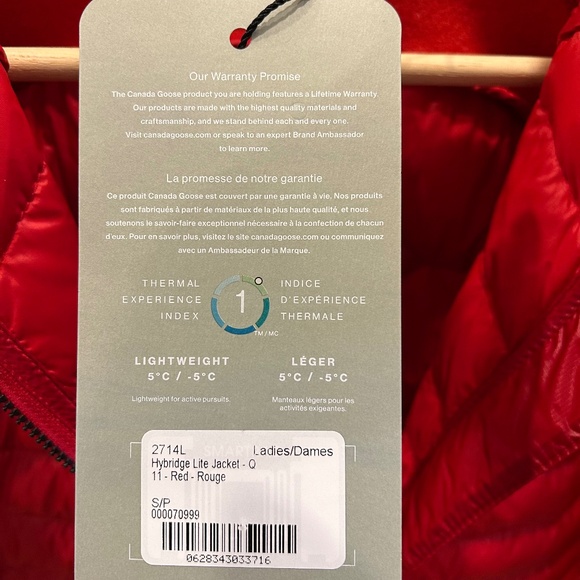 CANADA GOOSE HYBRIDGE JACKET RED - Picture 2 of 12
